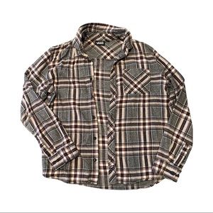 Vans mens flannel button down